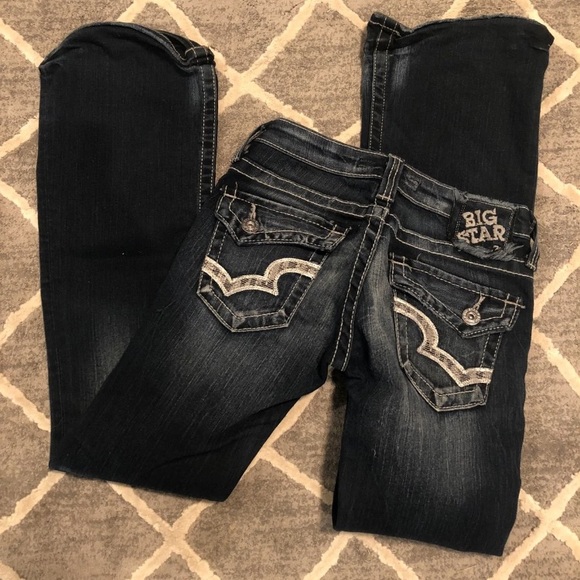 SOLD Women’s Big Star distressed jeans 24 - Picture 1 of 7